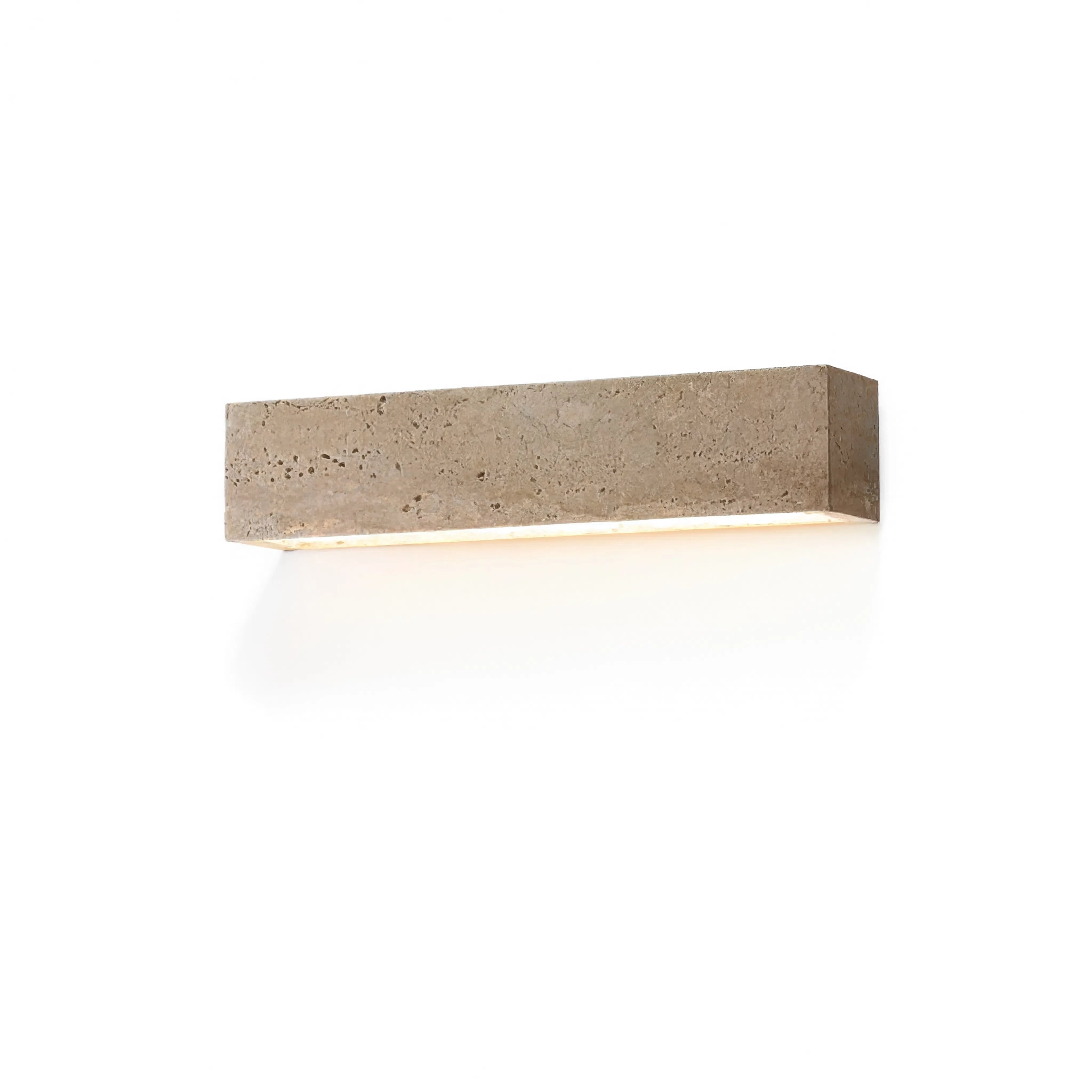 JEANNE | Applique murale rectangulaire en travertin naturel